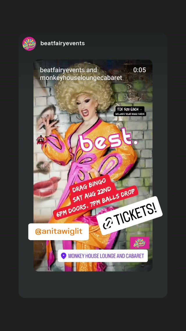 best. Drag Bingo