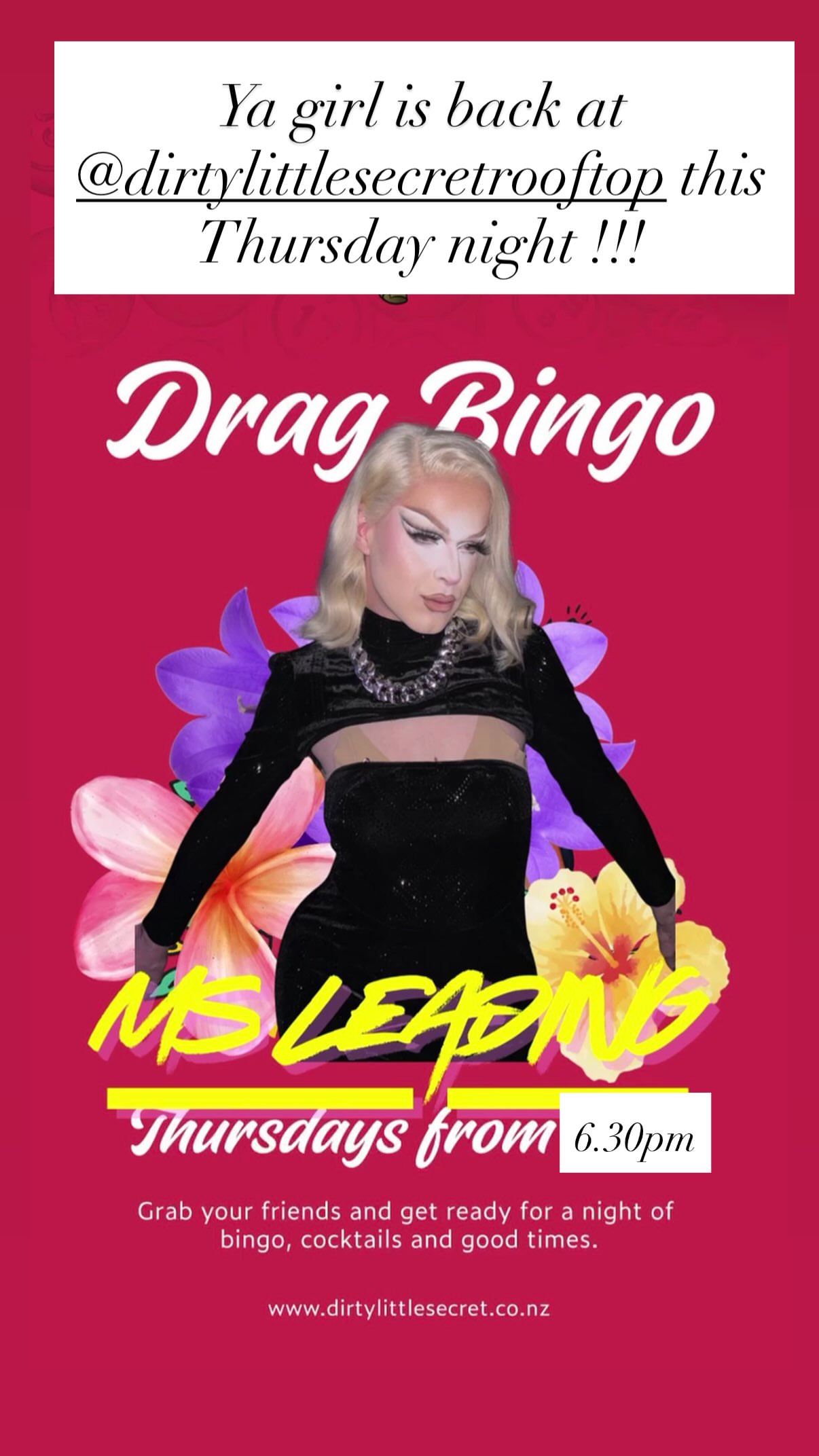 Drag Bingo with Ms Leading