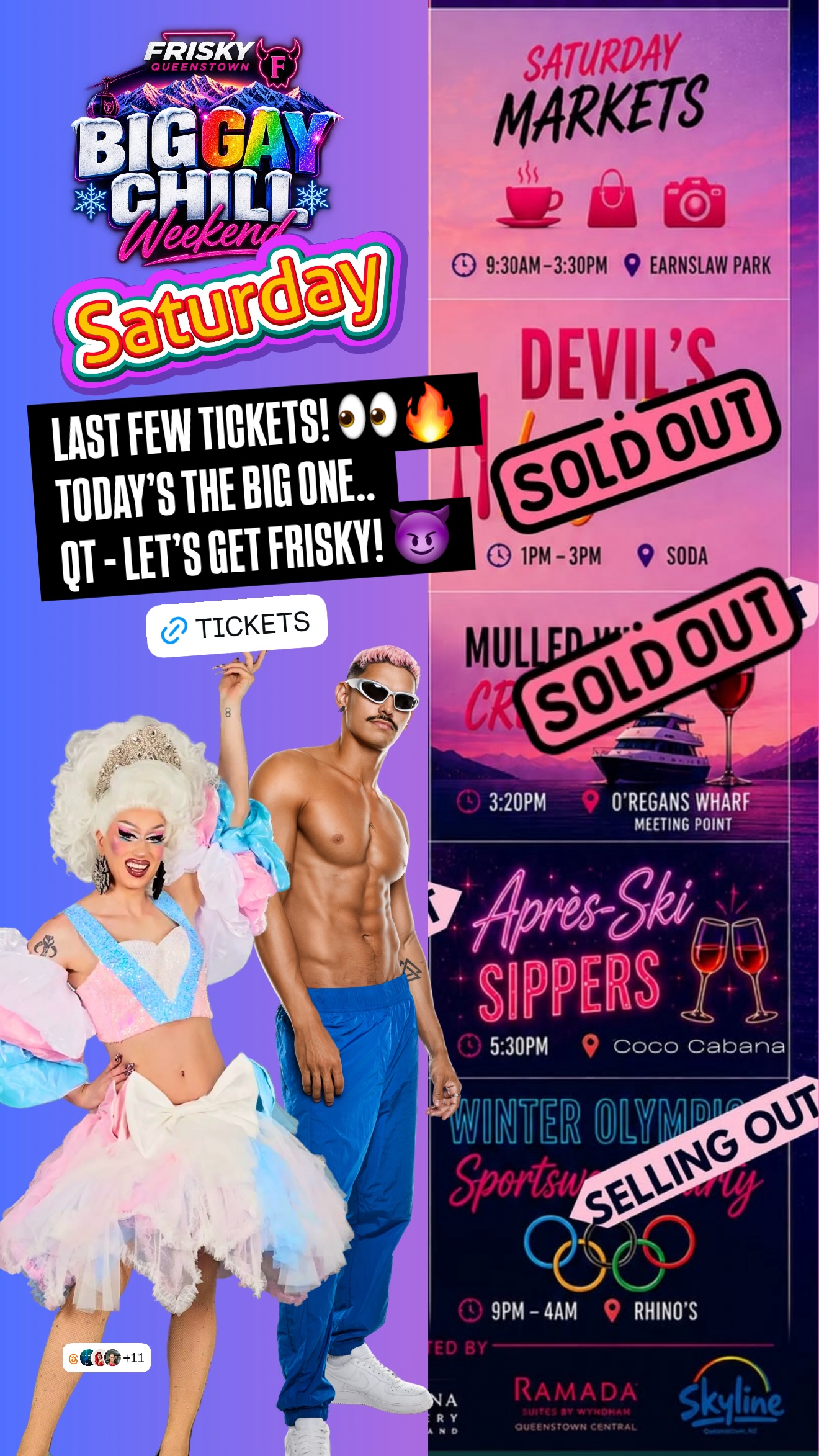 Frisky Queenstown – Big Gay Chill Weekend: Saturday