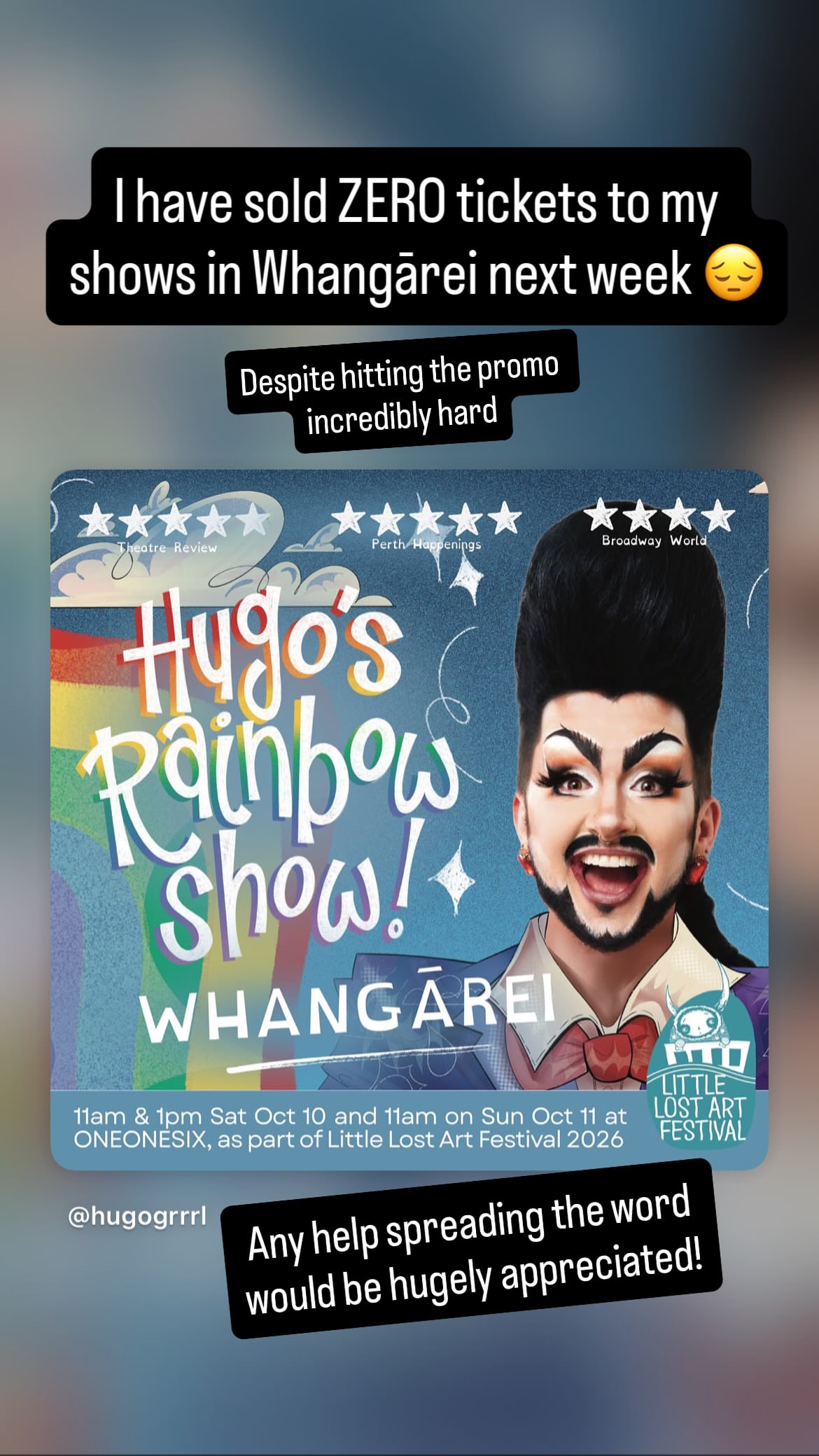 Hugo's Rainbow Show! Whangārei
