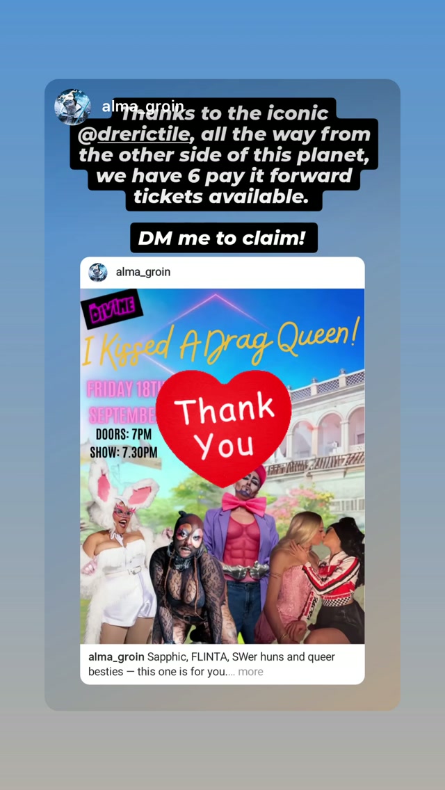I Kissed A Drag Queen!