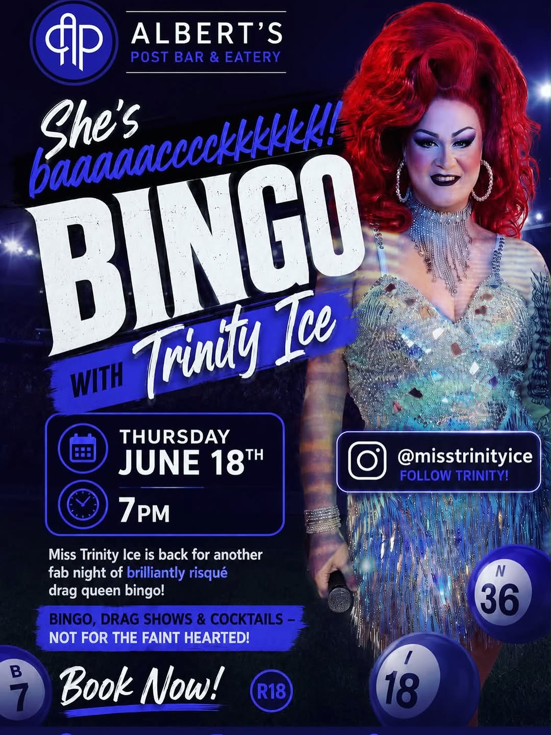 Miss Trinity Ice - Drag Queen Bingo