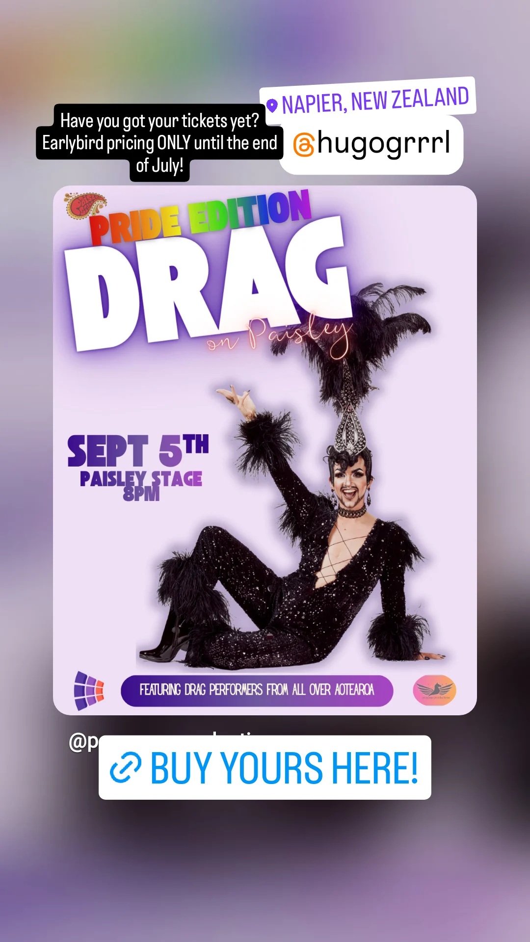 Pride Edition Drag on Paisley