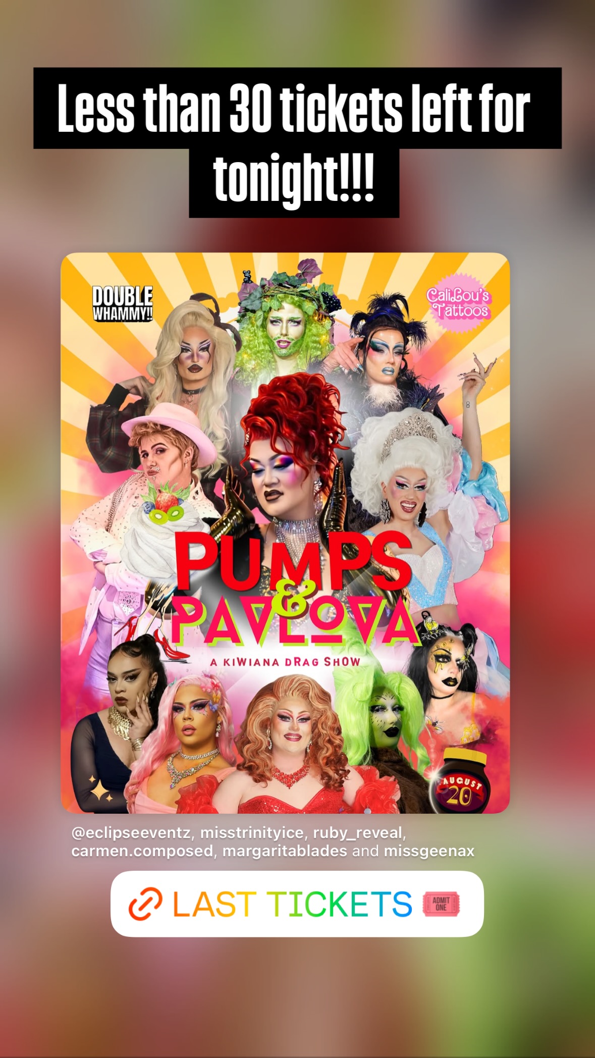 Pumps & Pavlova: A Kiwiana Drag Show