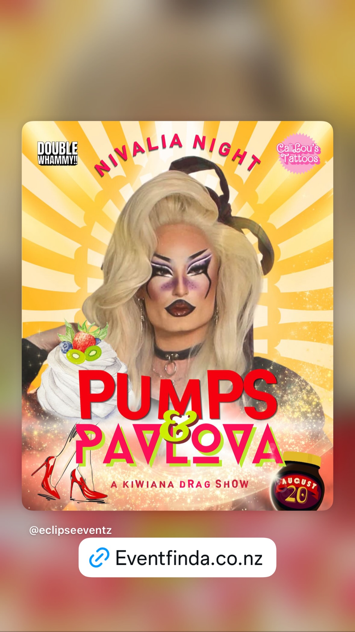 Pumps & Pavlova – Nivalia Night