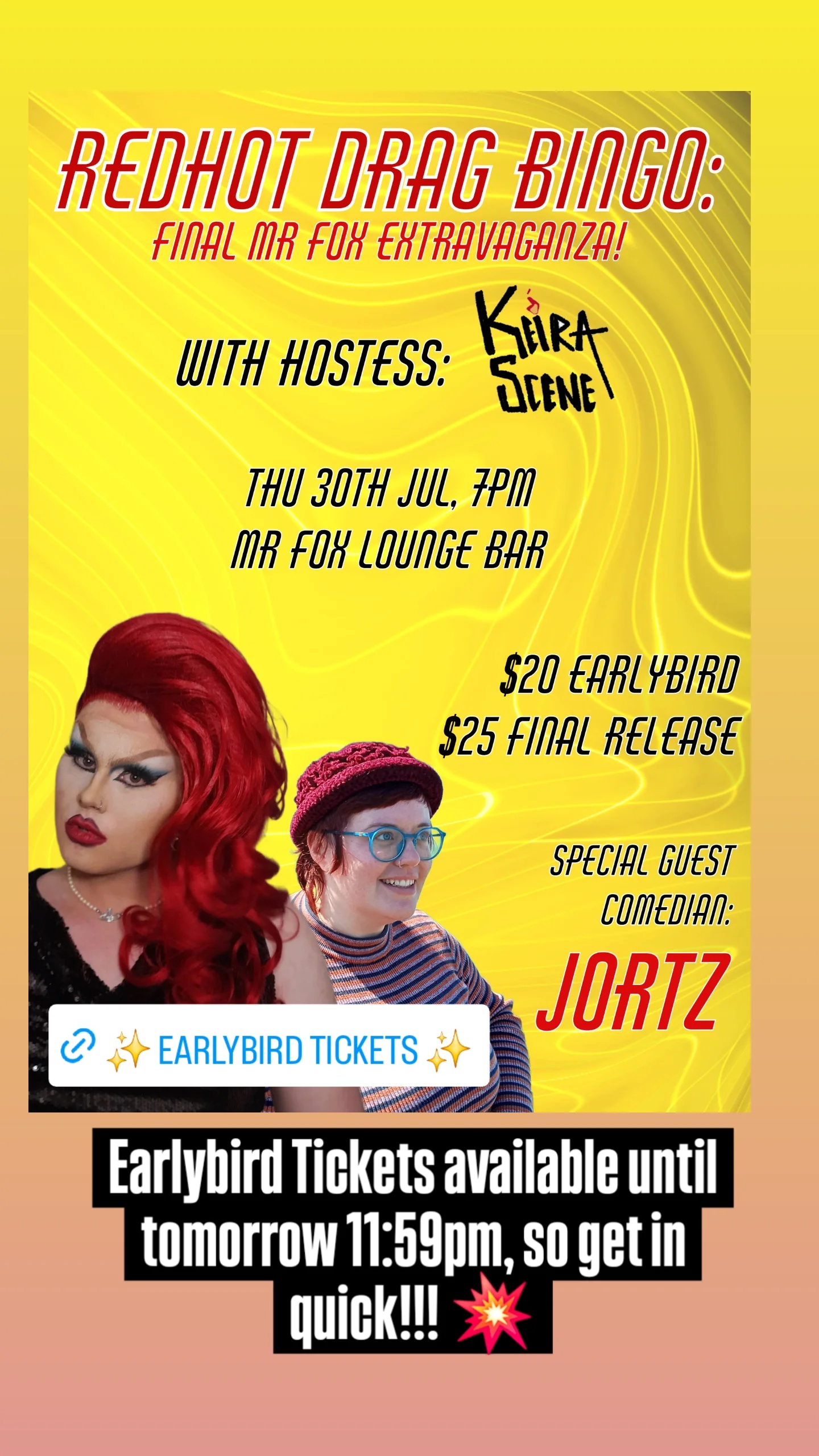 Redhot Drag Bingo: Final Mr Fox Extravaganza!