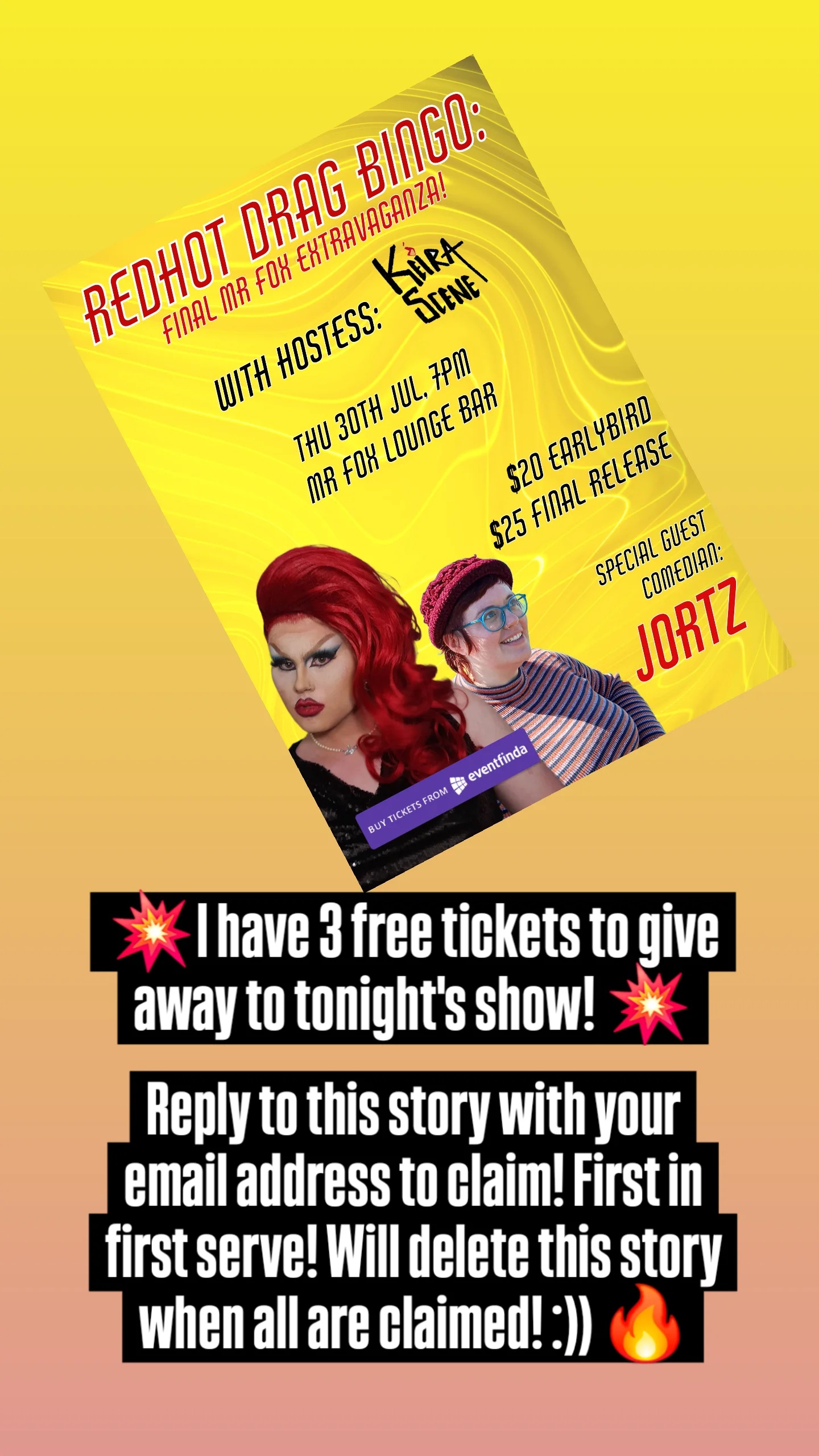 RedHot Drag Bingo: Final Mr Fox Extravaganza!