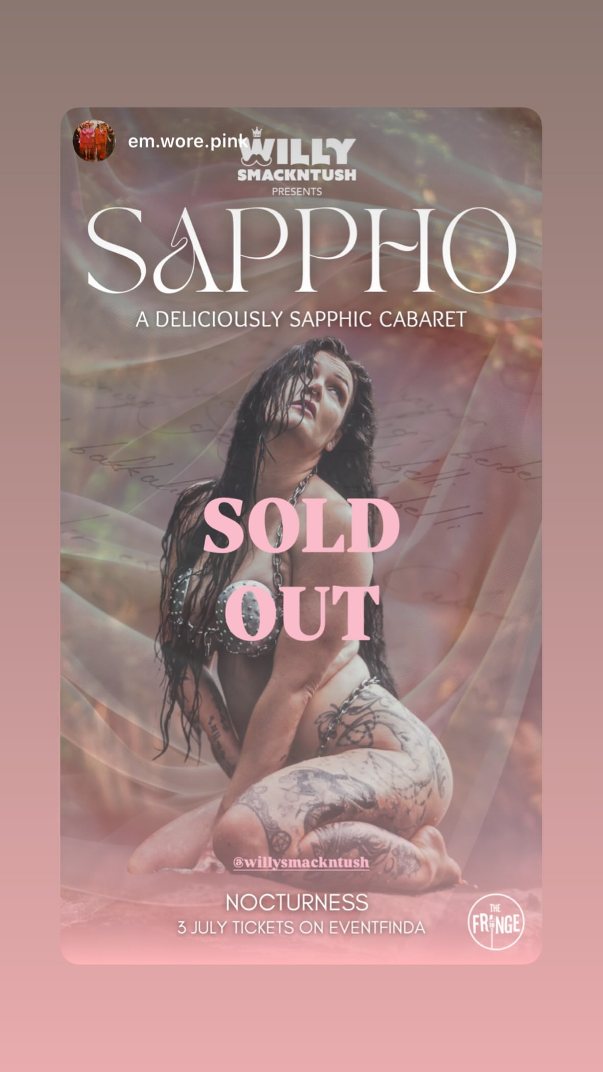 SAPPHO: A Deliciously Sapphic Cabaret