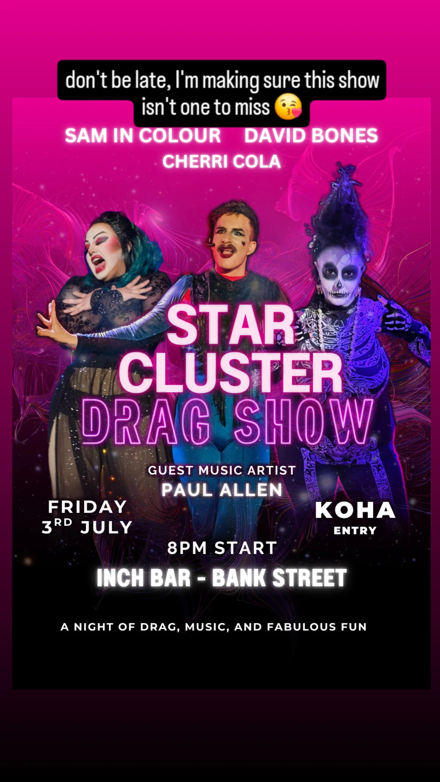 Star Cluster Drag Show